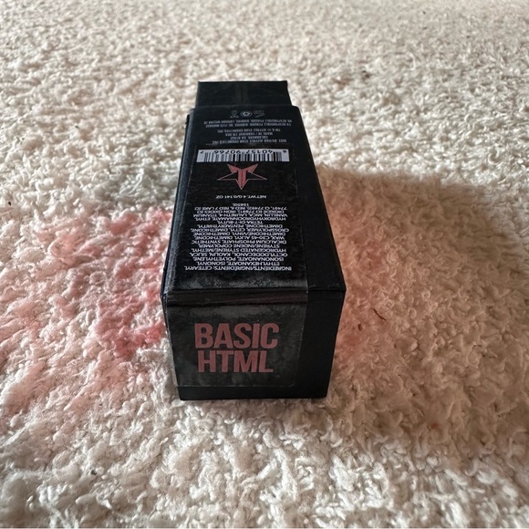 NEW Jeffree Star Cosmetics Velvet Trap Lipstick in Basic HTML Peachy Nude Matte - Picture 5 of 5